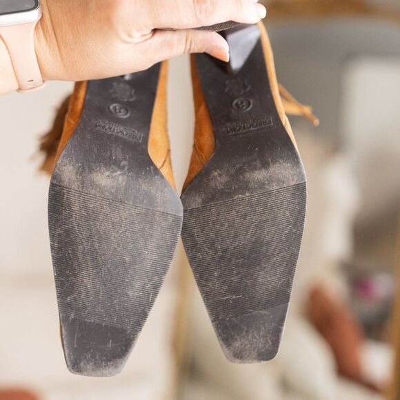 Predictions Brown Cognac‎ Suede Tassel Ankle Boots size 8 - Picture 8 of 12